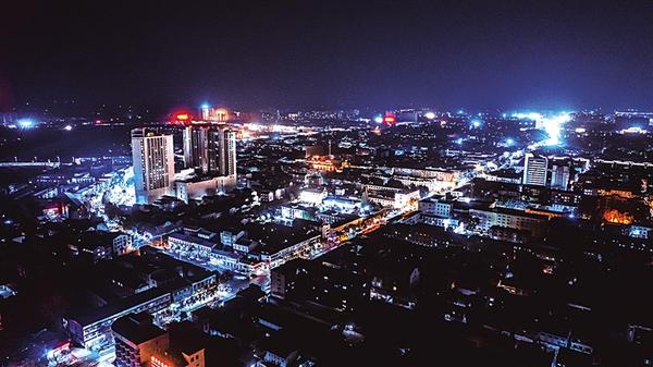 扶沟夜景图片