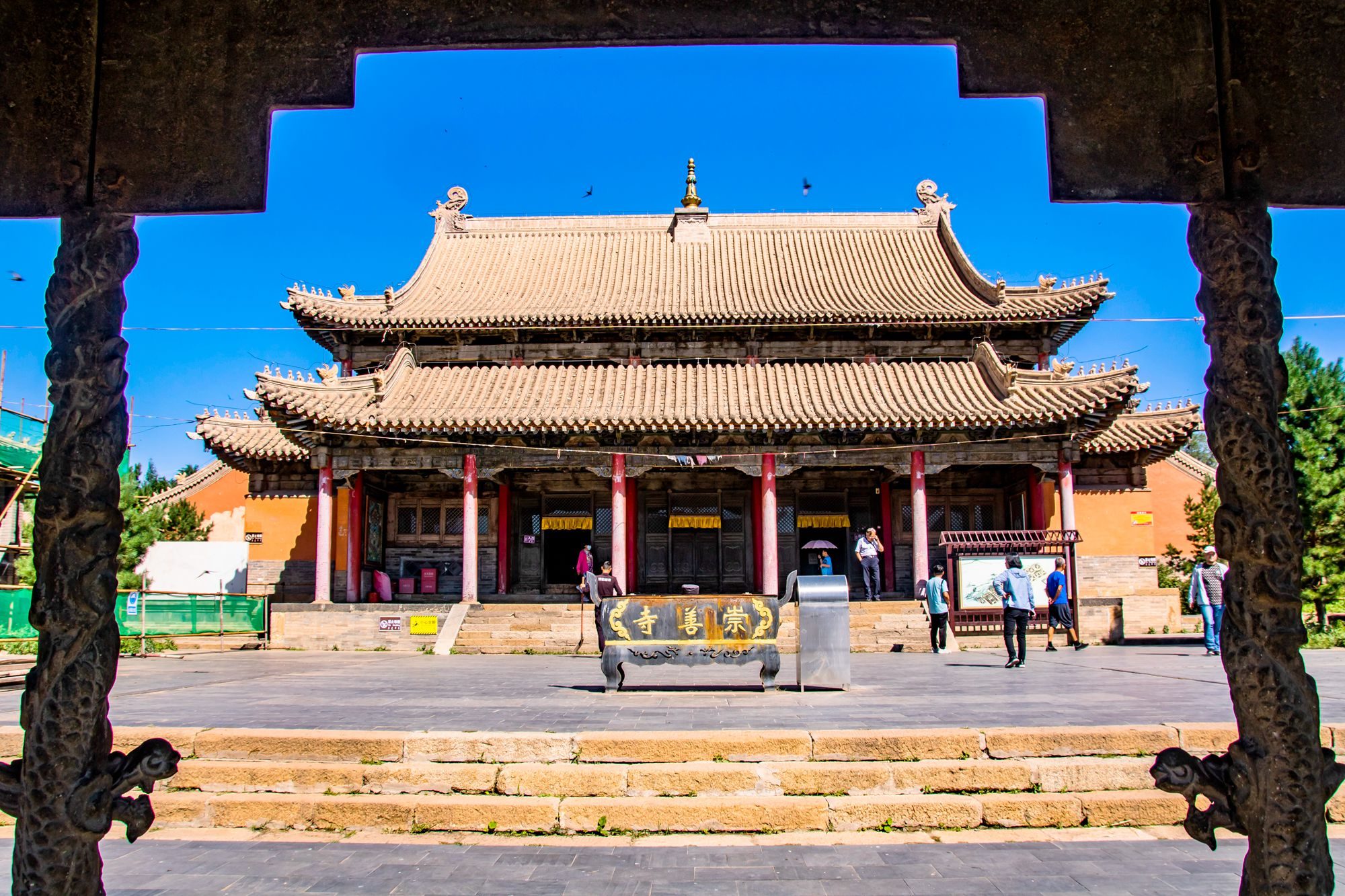 锡林浩特贝子庙,内蒙古四大庙宇之一,感受北国古刹的神圣
