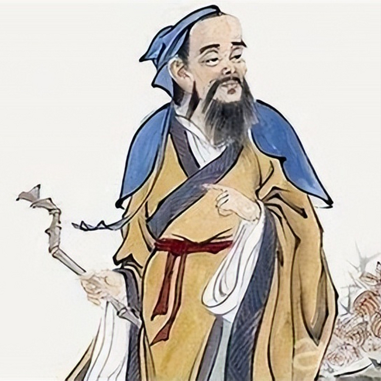 东汉时期,一个妇人找华佗治病,她被两层厚被包裹住身体,在火炉旁取暖