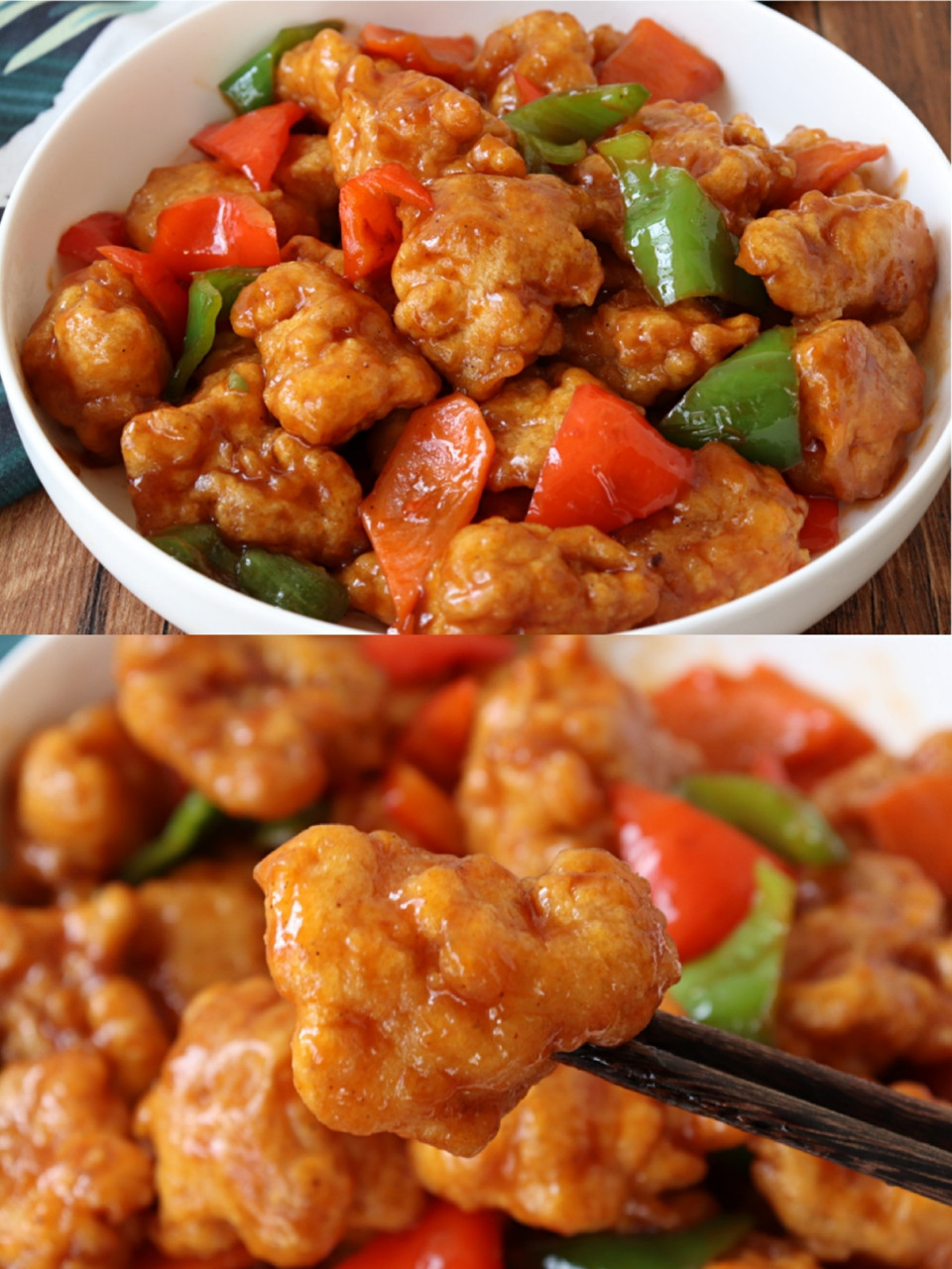 前几天做了溜肉段,试着做了熘鱼段,外酥里嫩,真的好吃又下饭.