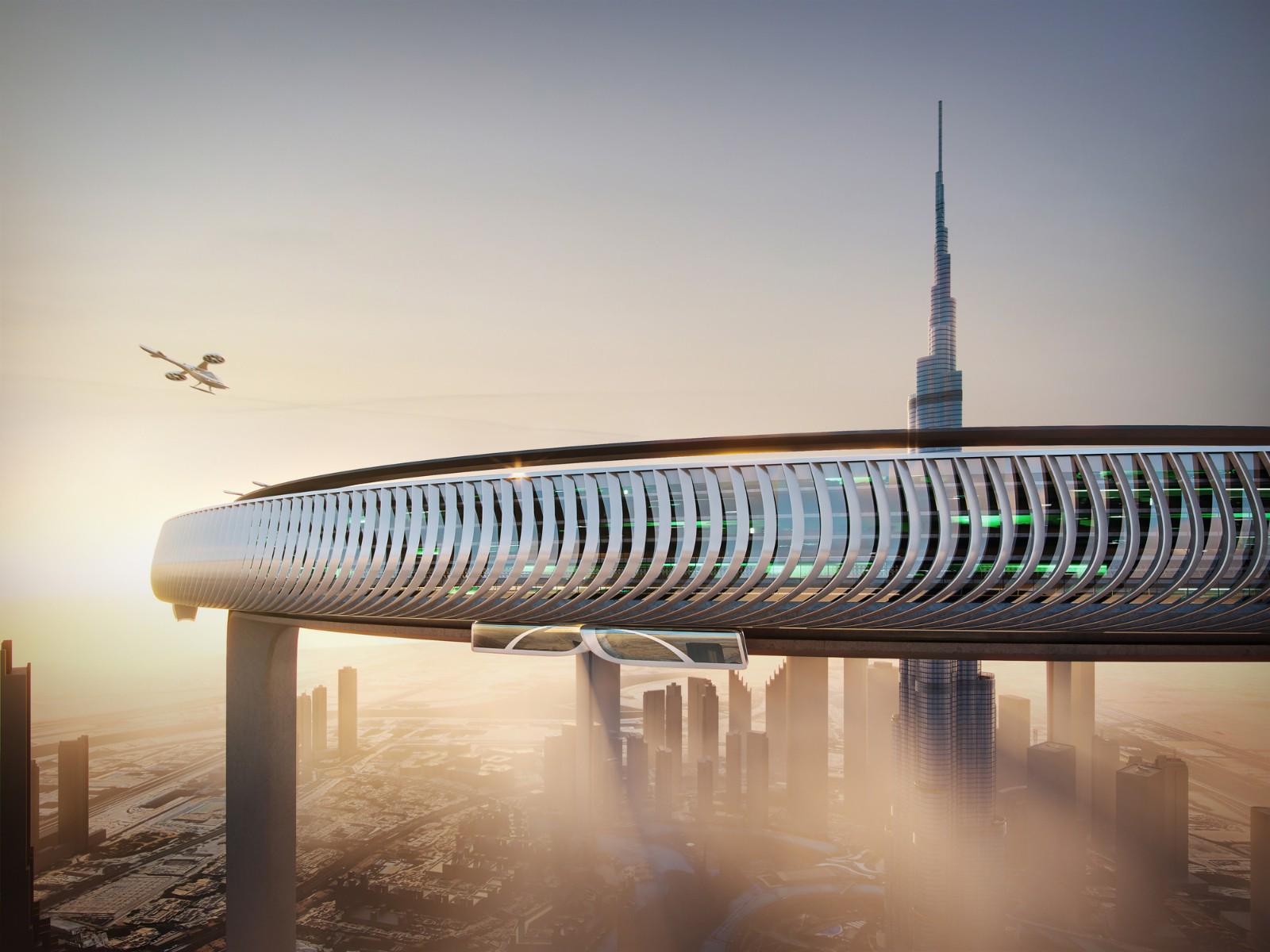 2022迪拜又新出一黑科技未来式建筑,电影中科幻建筑将被实现