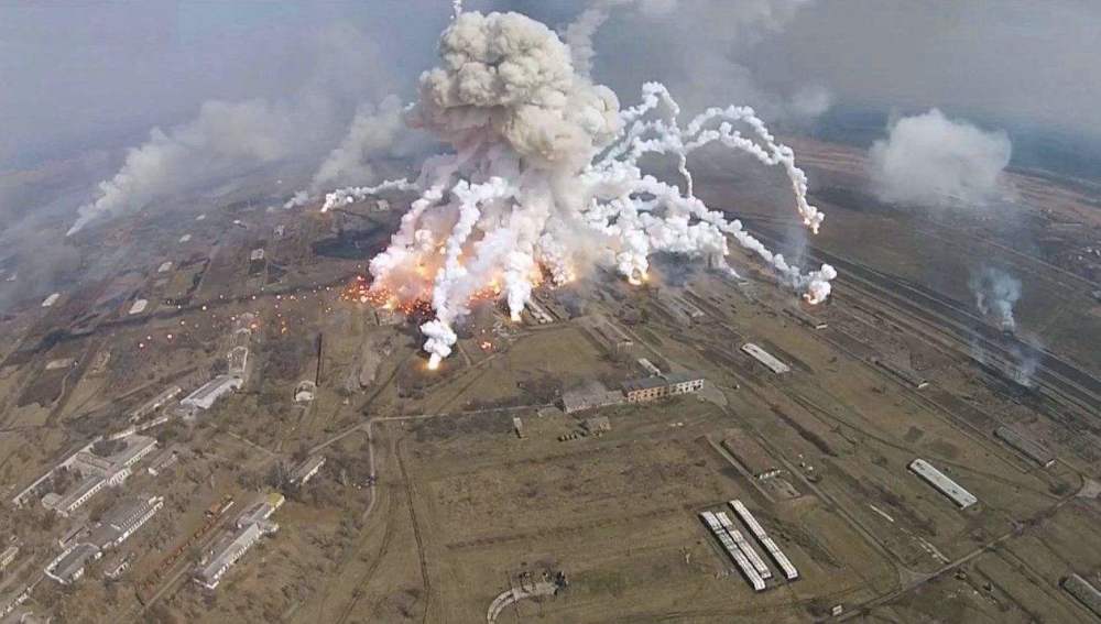 天水弹药库爆炸图片