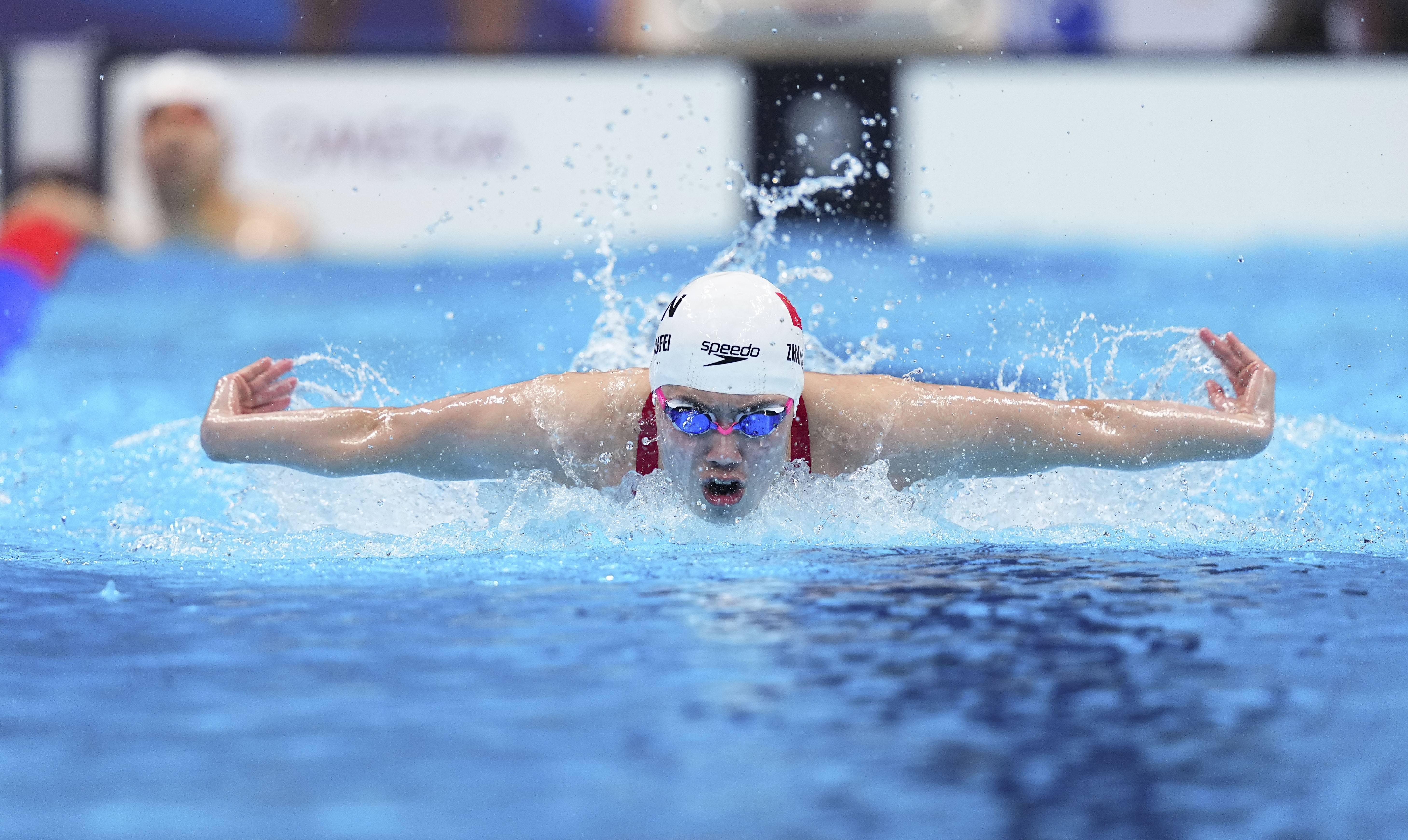 游泳——男女混合4x100米混合泳接力:中国队摘银(2)