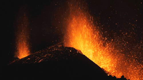 火山喷发gif图图片