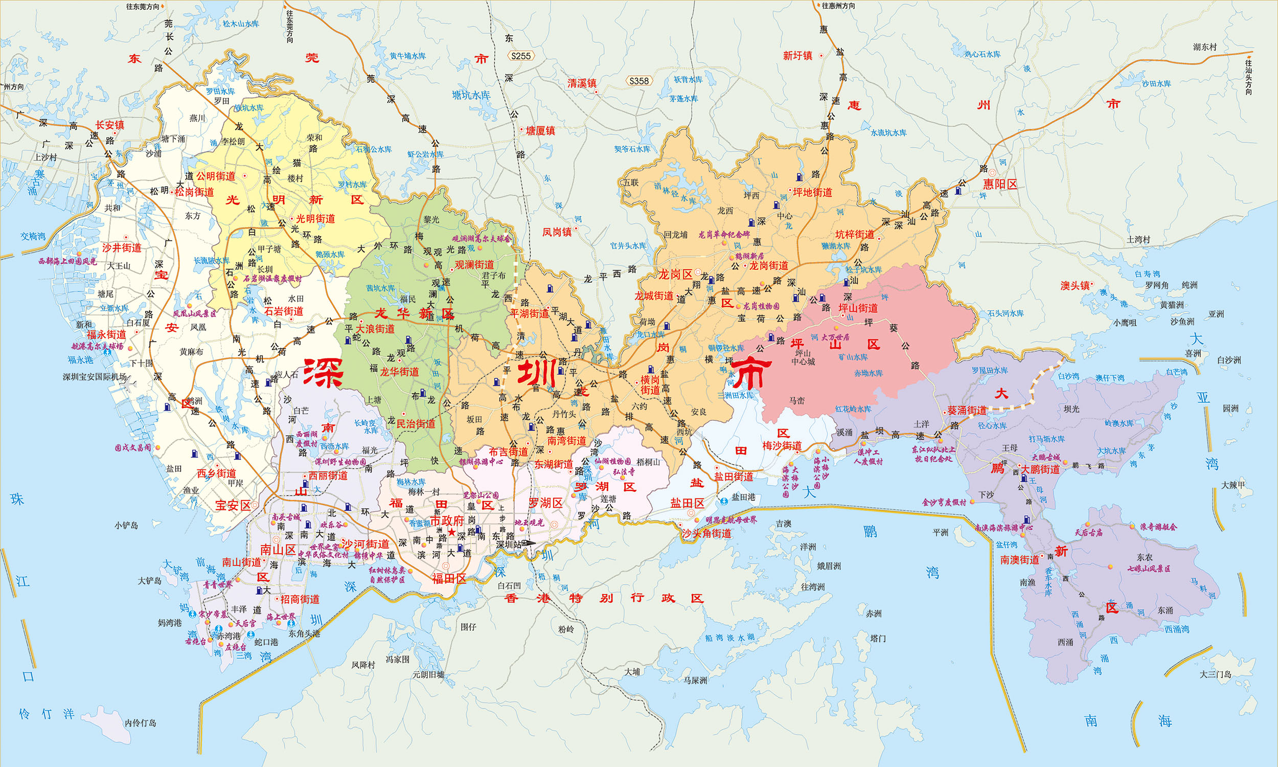 将广东划成十五个地级州(市),促进粤东粤西发粤北展,对标江苏