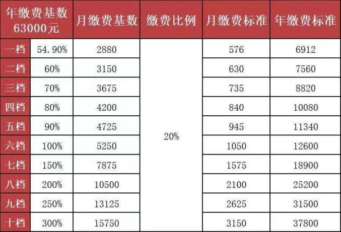 提醒 宜都市2021年度灵活就业人员养老保险缴费基数标准出炉