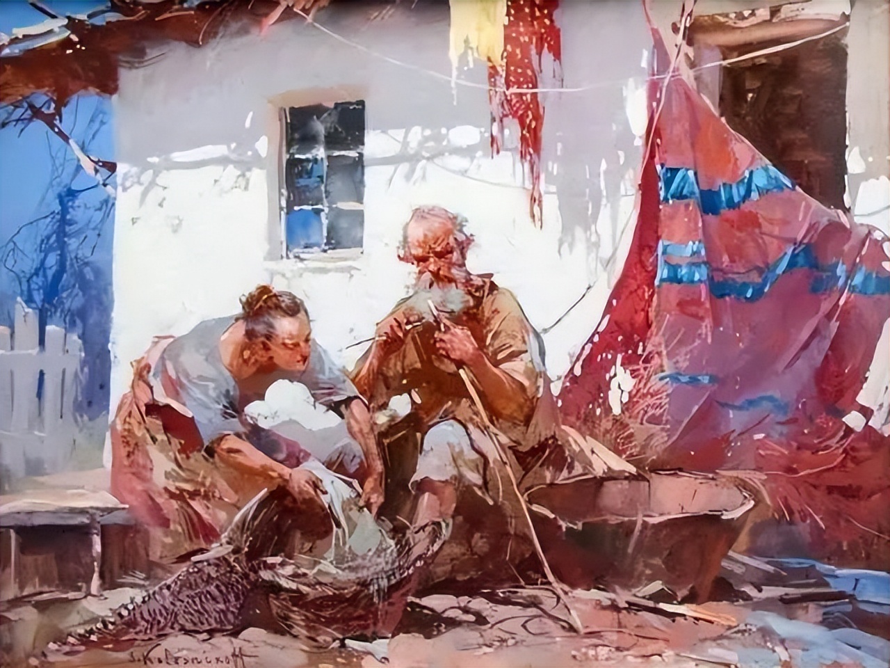 色彩丰富的油画作品,太赞了︱斯捷潘·科列斯尼科夫