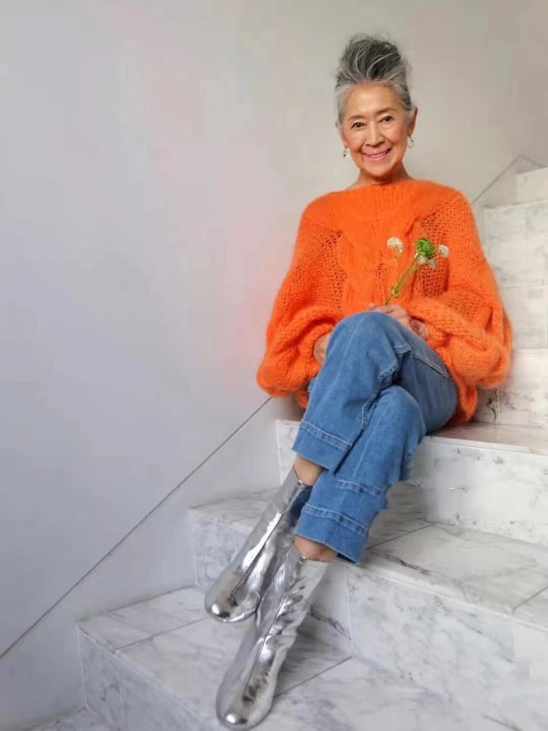 女人越老越要"精致",学这位71岁奶奶的穿搭,减龄又体面高级