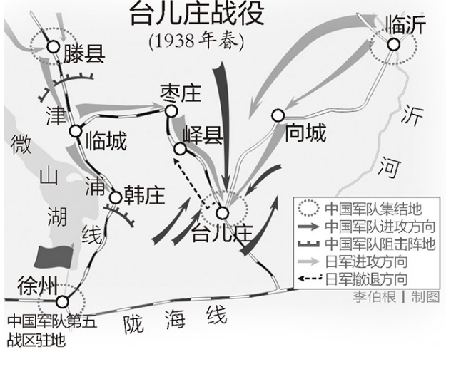 徐州会战地图高清版图片