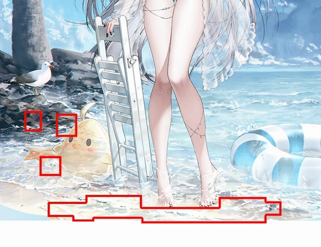 《碧蓝航线》泳装图背景复制贴上被抓包,官方声称设定失误非抄袭