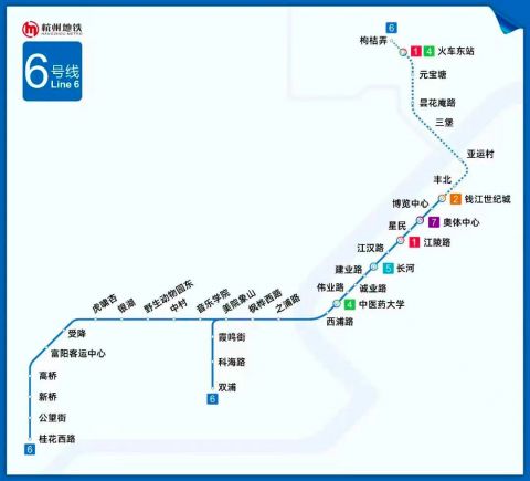 杭州地铁6号线二期开通在即,5条地铁接驳线来了