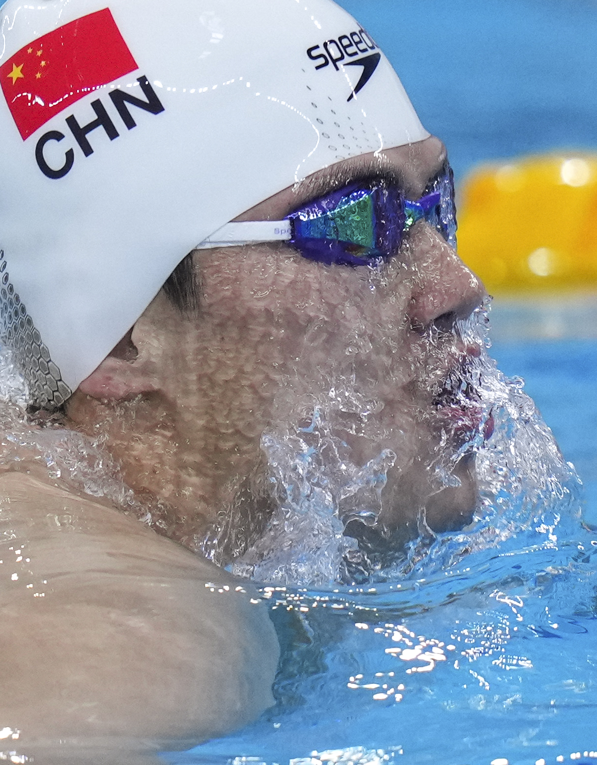 游泳——全国冠军赛:汪顺晋级男子200米个人混合泳决赛