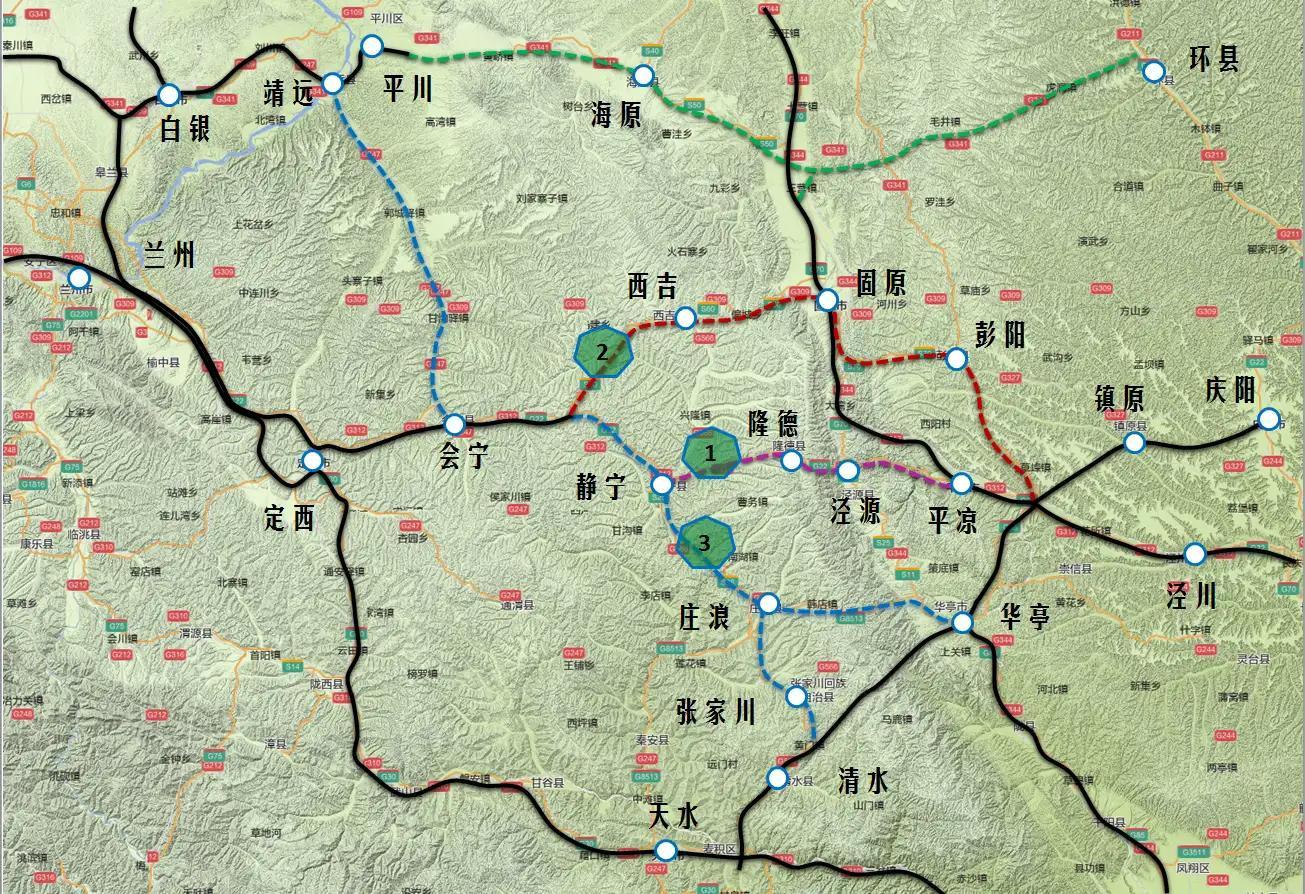 甘肃宁夏护路意识强烈,定固平庆铁路走向可能发生巨大变化