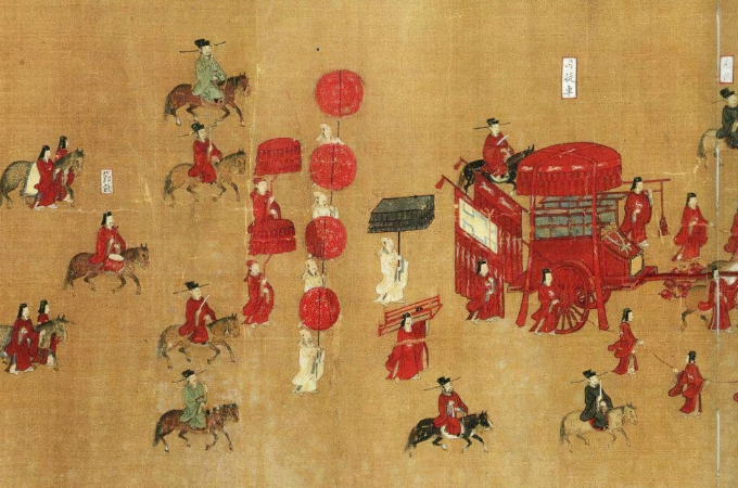 古代皇帝出行常常有不同的形式,宋代皇帝出行的各种目的