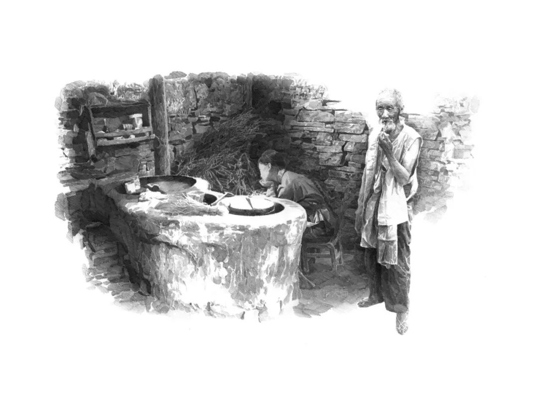 当代著名画家李晨,《边城》高清插画!|情感与绘画语境的结合