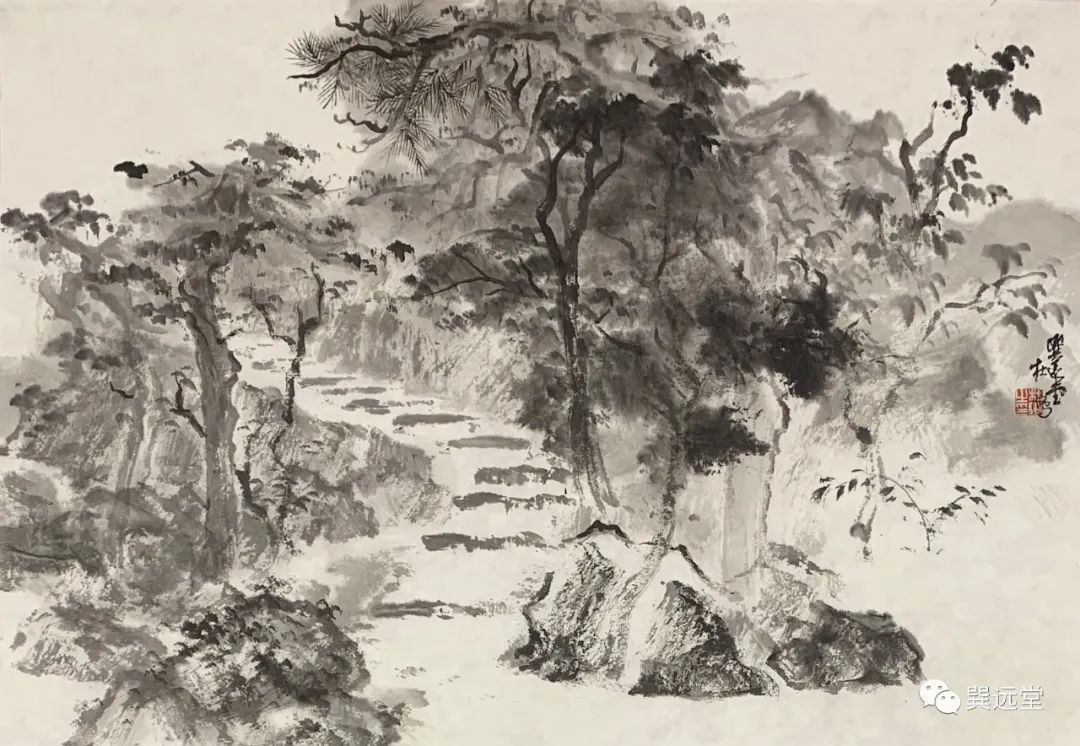 山水 ║ 杜鹏五莲山写生作品