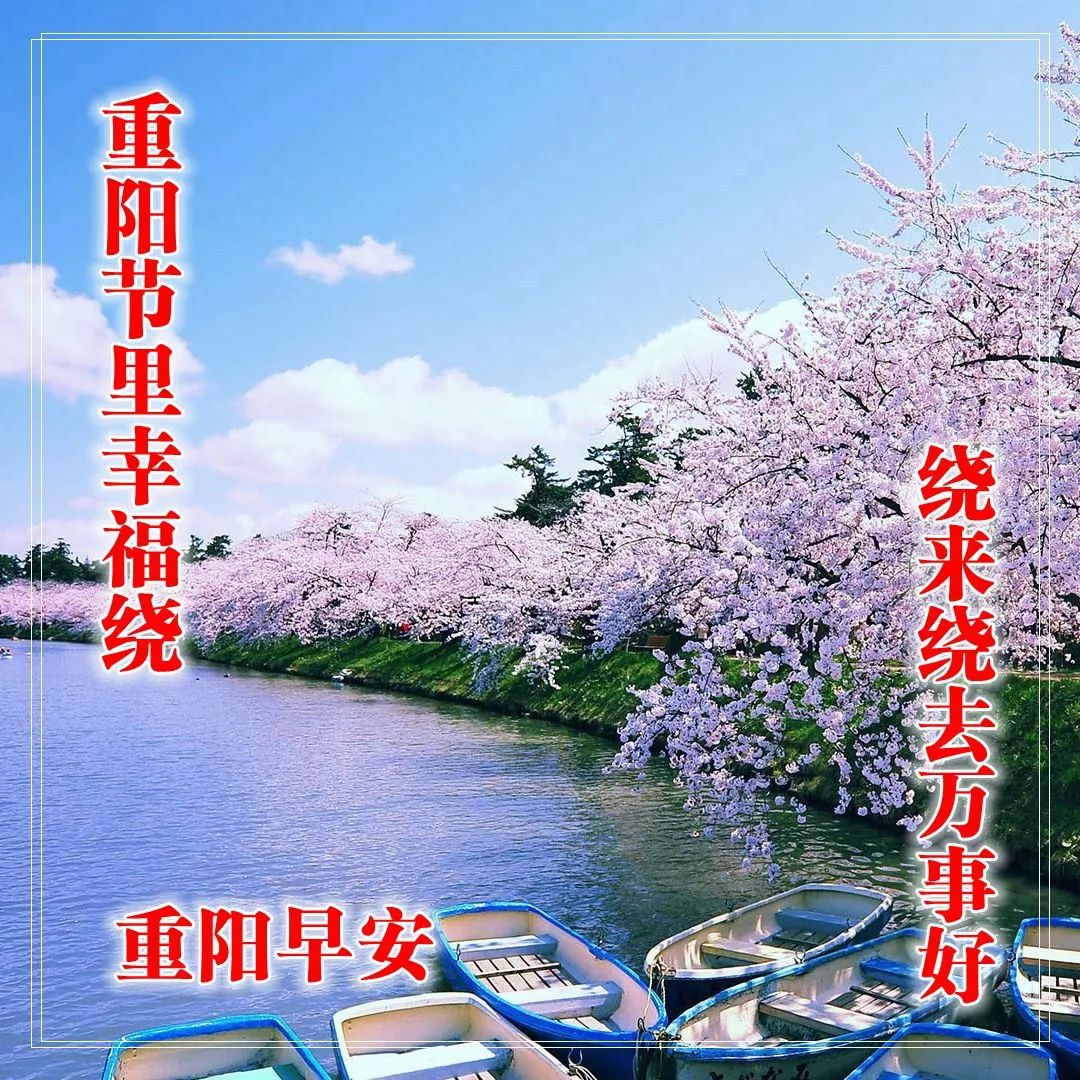 2020重阳节早上好祝福图片带文字,祝你重阳节快乐