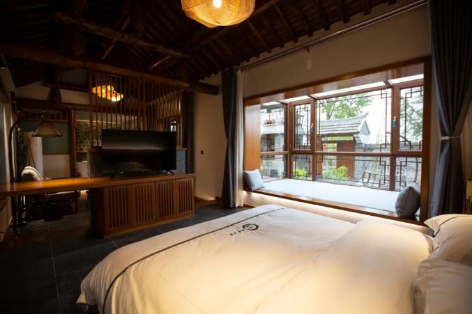 藏不住了!文登小乡村的温泉民宿太暖和了