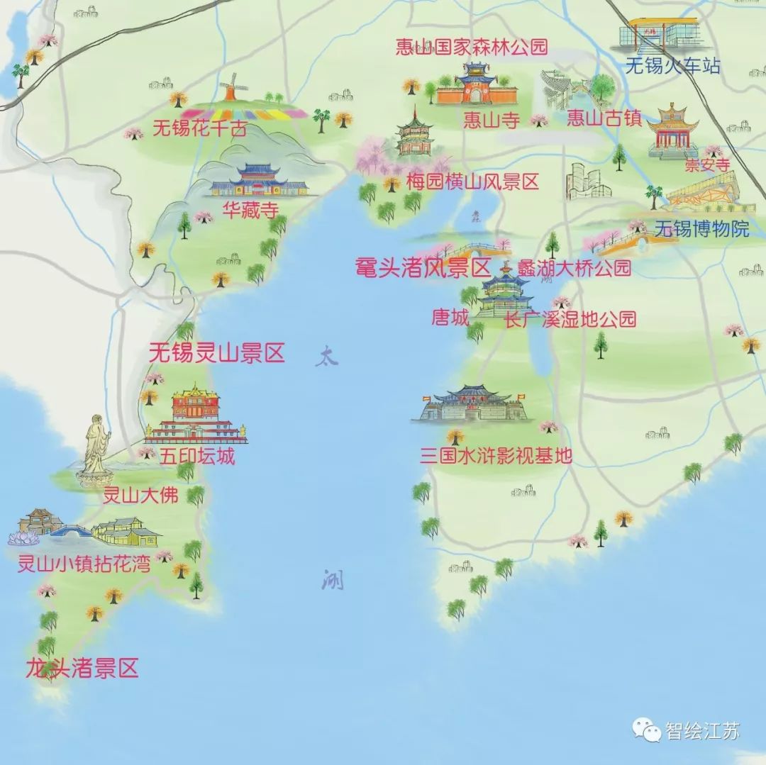 科普 用地图,看不一样的无锡