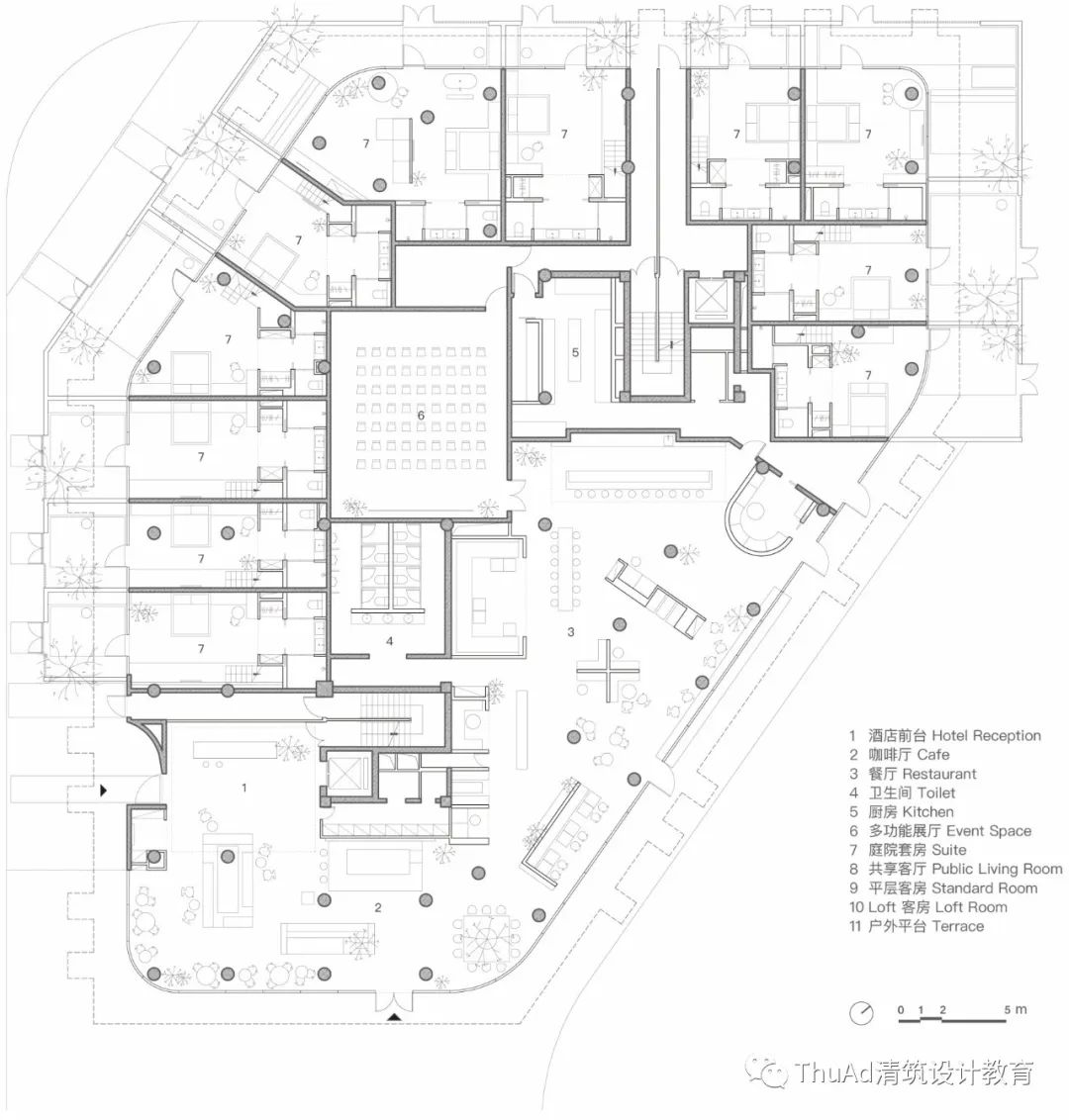 清华快题专栏|阿那亚唐舍酒店解析