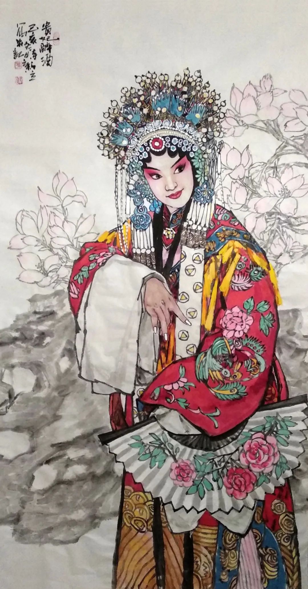 福虎迎春—画家陈新立水墨人物画艺术作品欣赏