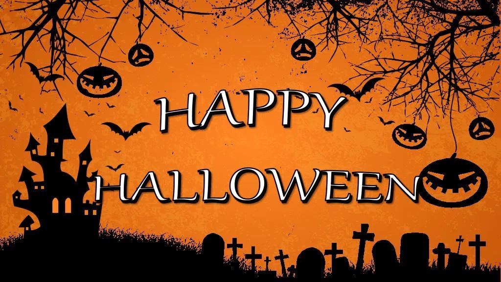 古堡,蝙蝠,南瓜灯,怪诞万圣节ppt模板来了!暗黑哥特风ppt来了