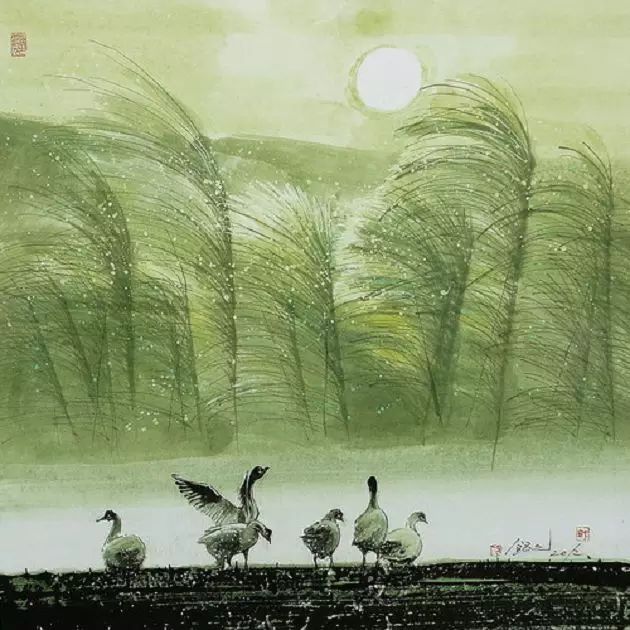 底心如小小的寂寞的城/恰若青石的街道向晚/跫音不响,三月的春帷不揭