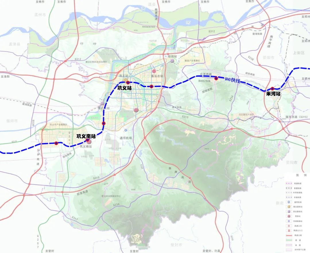 郑洛城际铁路规划图图片