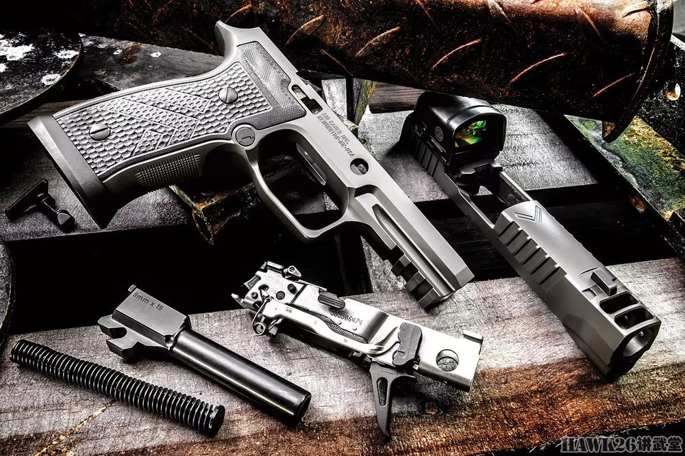 评测:西格绍尔p320 axg"军团"手枪 专业竞赛型 套筒集成补偿器