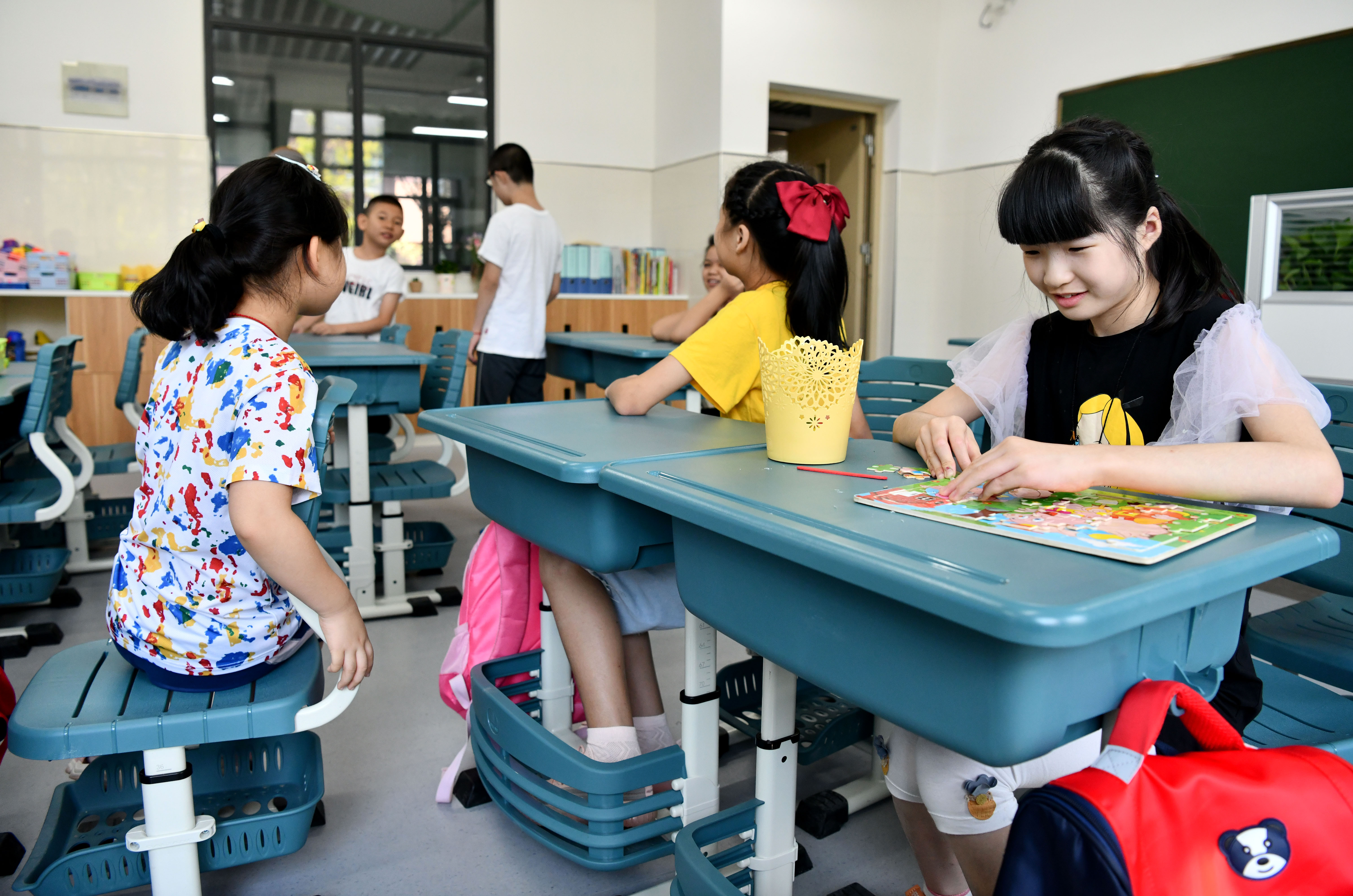 合肥:残疾学生走进新校园