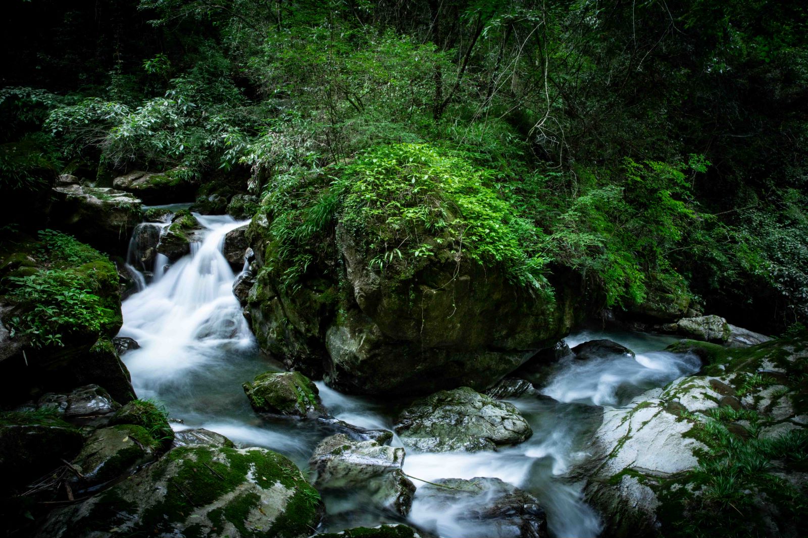 夏日避暑房县野人谷,峡谷清幽,飞瀑连连,秘境中的人间清凉