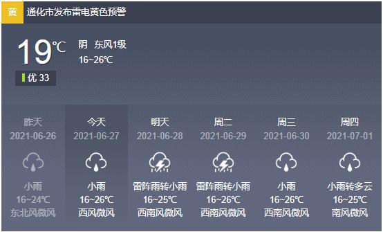 通化天气预报30天查询今日情况