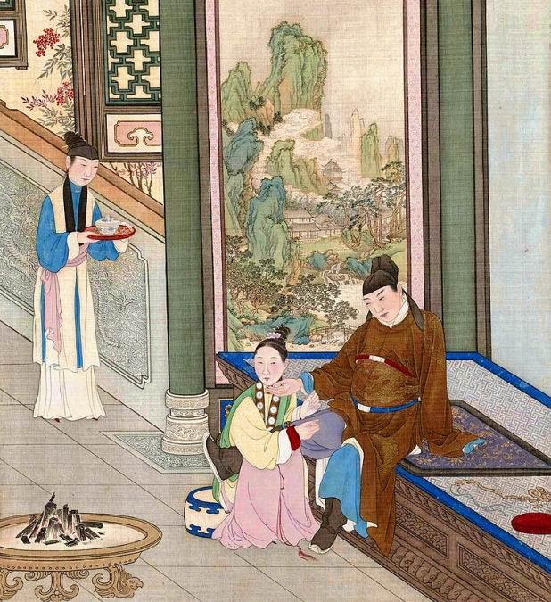 "乾隆燕寝怡情"画册:没有露点的"春宫图"