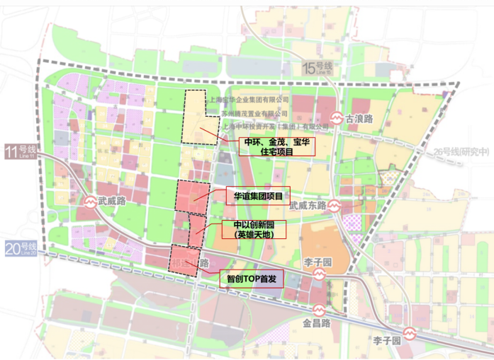 桃浦智创城总体规划图片