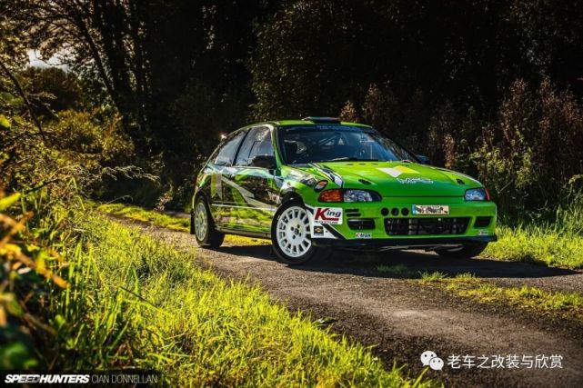 移植k20a的本田思域eg拉力赛车