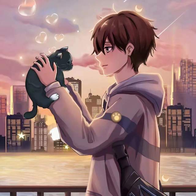 最近超火的男女情侣头像(192)