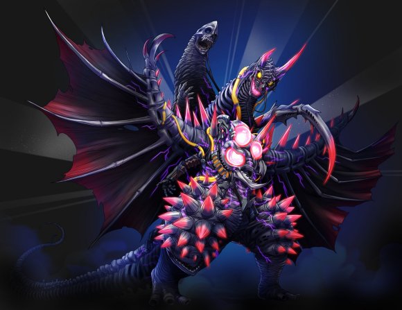 泽塔奥特曼黑田朝生绘制歼灭机甲兽:生物感十足,雷德王造型呆萌