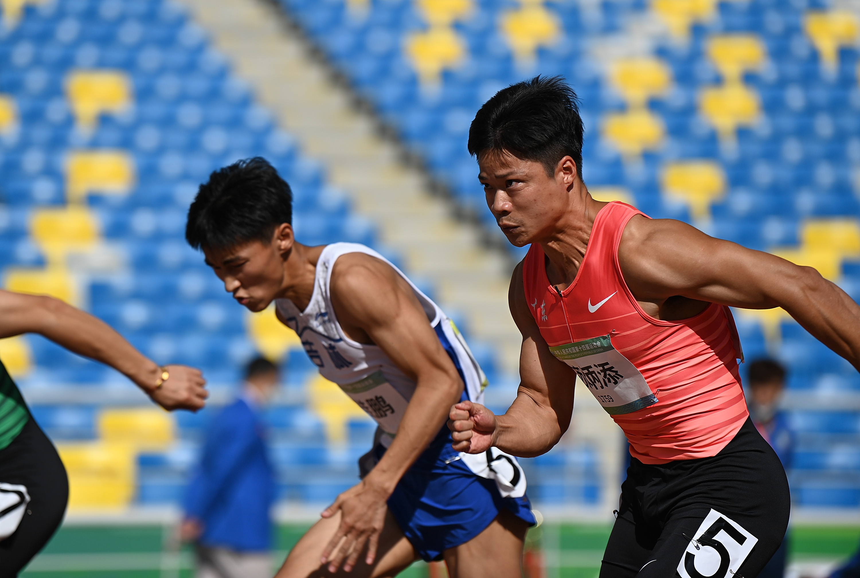 田径——男子100米预赛赛况