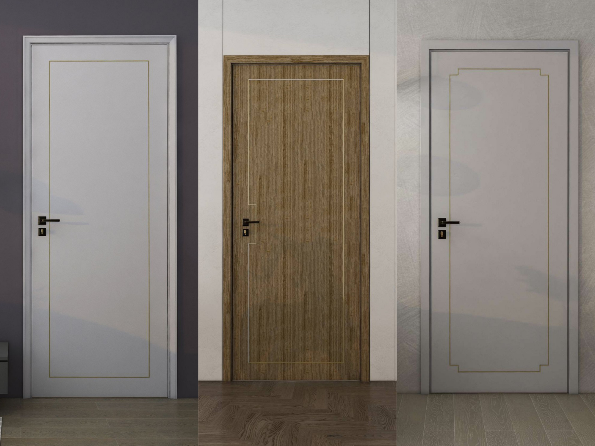 木门选购|简约时尚系列,适用于比较现代的装修风格