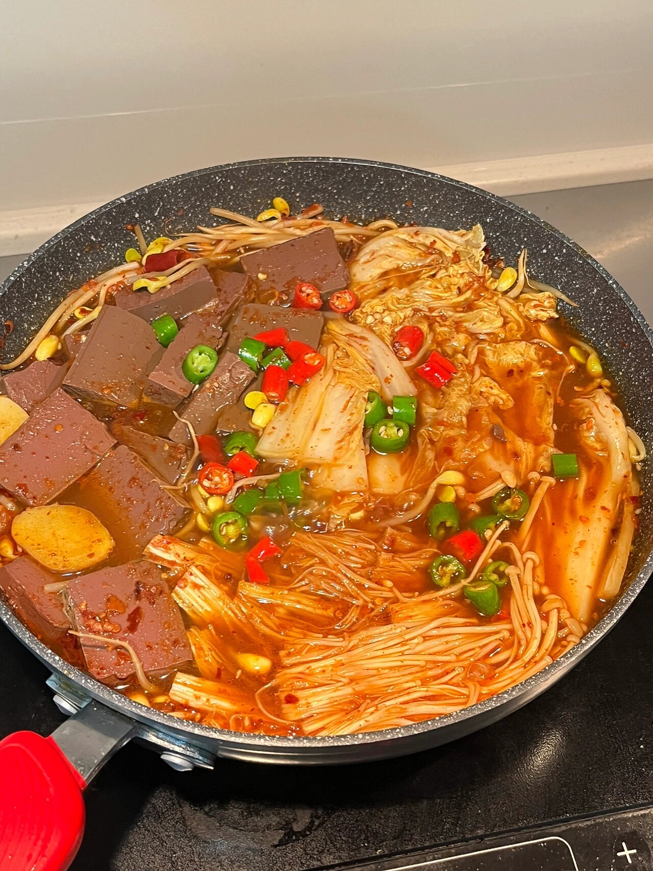 巨香的麻辣鸭血!吃的过瘾辣的鲜香