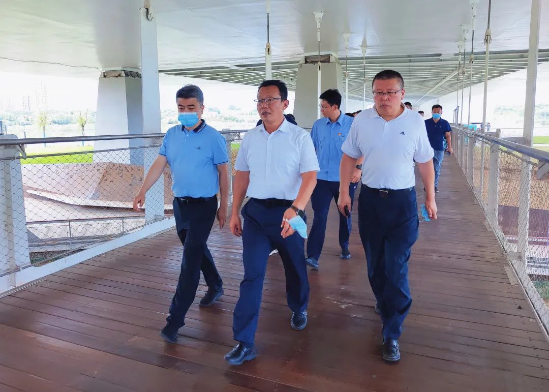 市水务局党组书记,局长潘安君就永定河生态补水成效情况赴石景山区