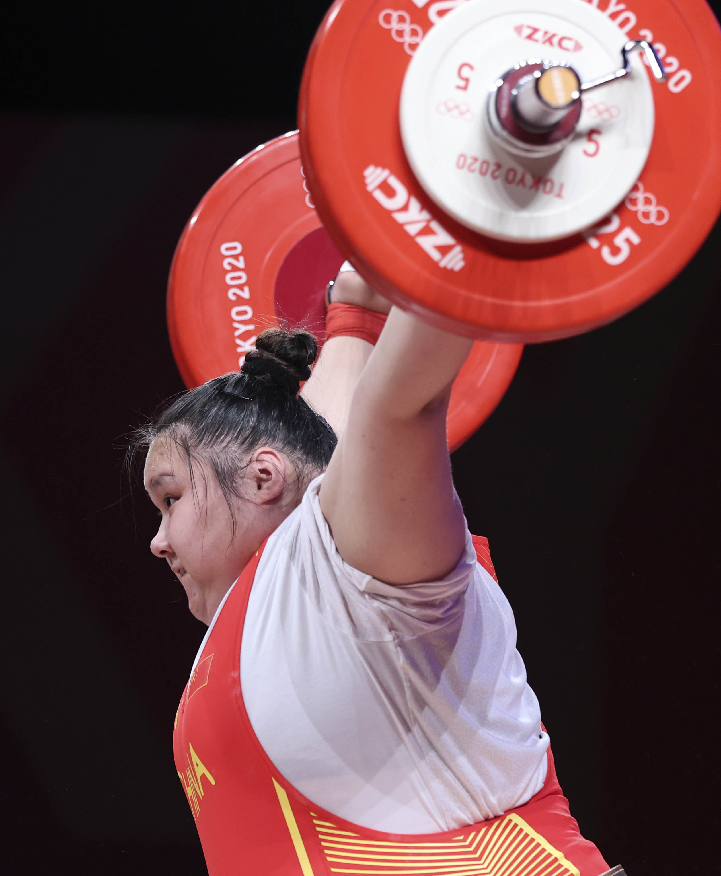 举重——李雯雯出战女子87公斤以上级比赛