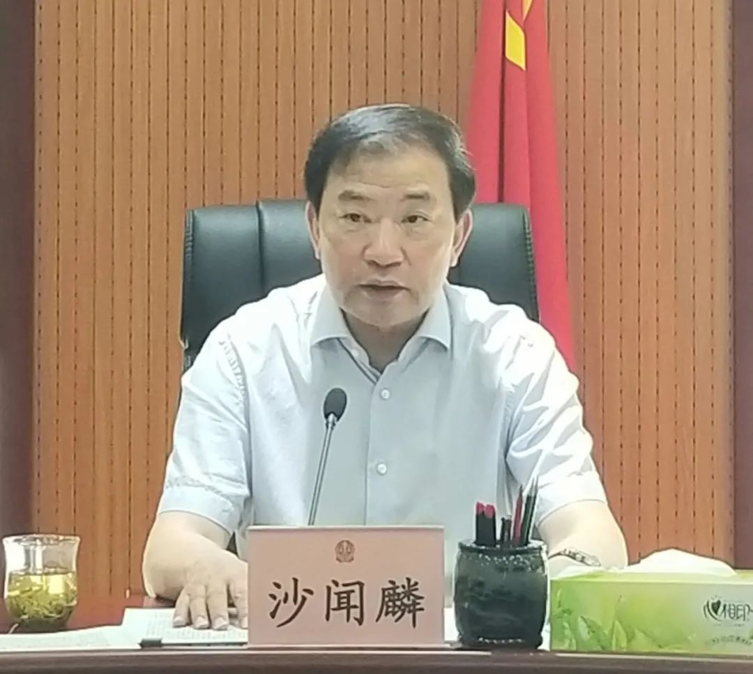 沙闻麟要求切实增强做好新时代 人民法院工作的"四个自觉"