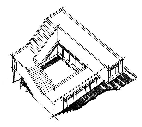 建筑设计手绘轴测图讲解!