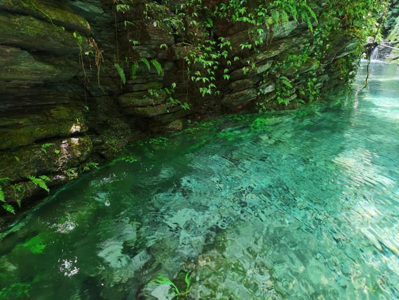 张家界澧水河 水清岸绿景美