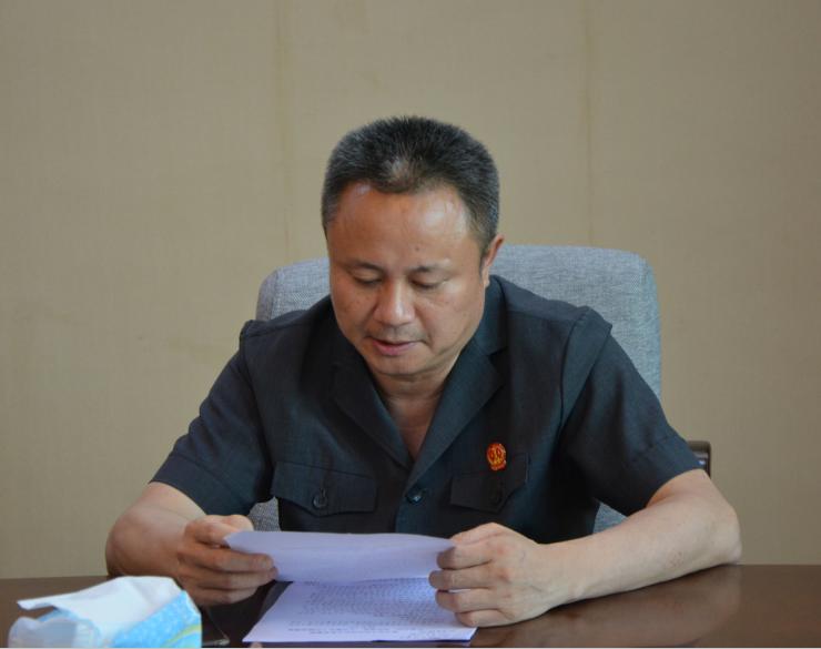 游俊深入县法院指导政法队伍教育整顿查纠整改工作