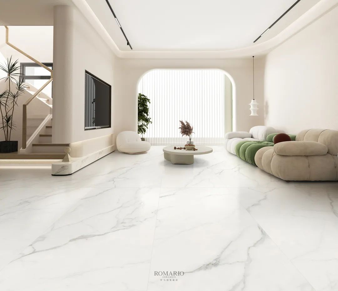 罗马利奥新品|天丝绒系列米兰白,自然优雅,经典奢石的绝世芳华