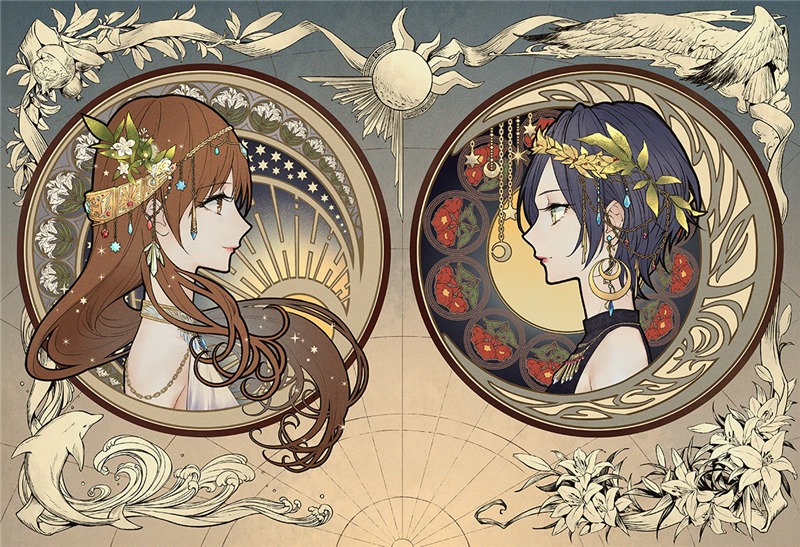 p站美图推荐——穆夏风特辑