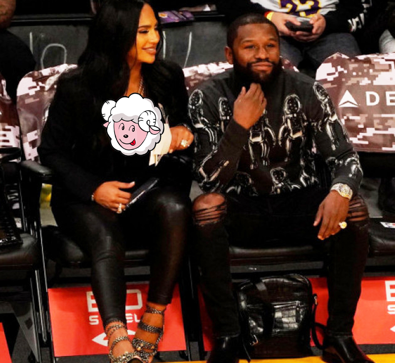 拳王梅威瑟现身法国,度假区用餐,23岁女友一双美腿引人注目