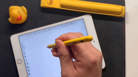 孩子的新画笔,摩米士ipad电容触控笔(小黄鸭版)体验